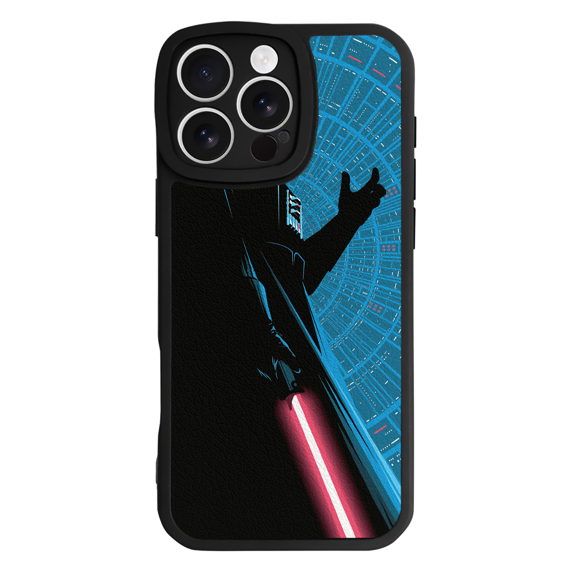 （画像用） スター・ウォーズ Star Wars 【iPhone 16シリーズ対応】シリコンスマホケース（レザー調） 材質：シリコン